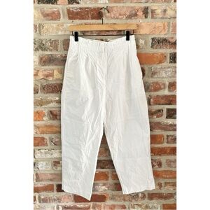 J. Crew White Cotton Ripstop Pants, 4